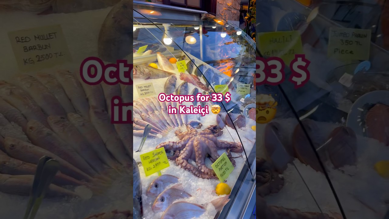 Antalya Seafood Prices 2025: Fresh Catch in Kaleiçi 🐙 