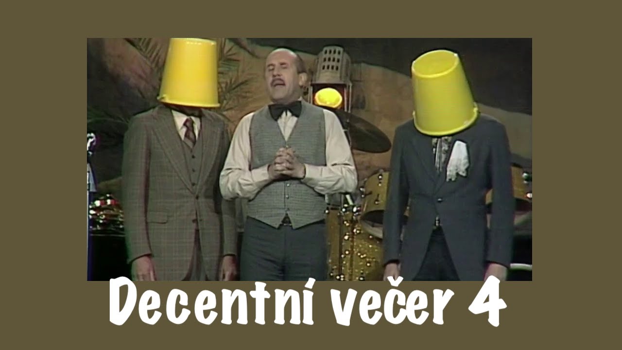 Decentní večer 4 ❖ Úspěšné scénky a písničky Divadla Semafor (1980)
