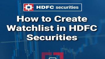 Uncovering a Secret Way to Make an HDFC Securities Stock Watchlist!
