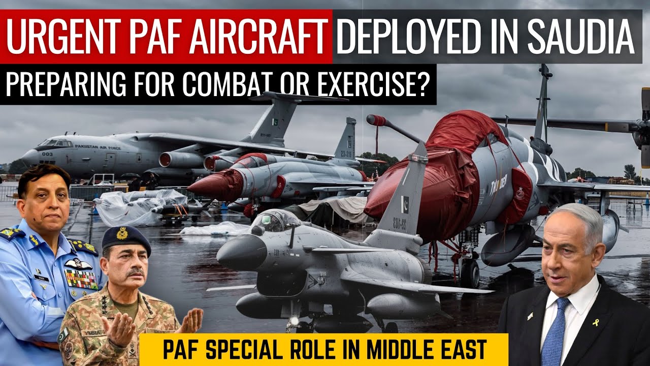 Urgent PAF Aircraft Deployed In Saudi Arab | For Pakistan Saudi Defense Pact | Defense Outpost