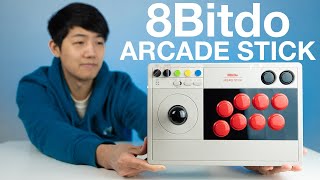 8bitdo arcade stick review and unbox - NO SOLDER REQUIRED