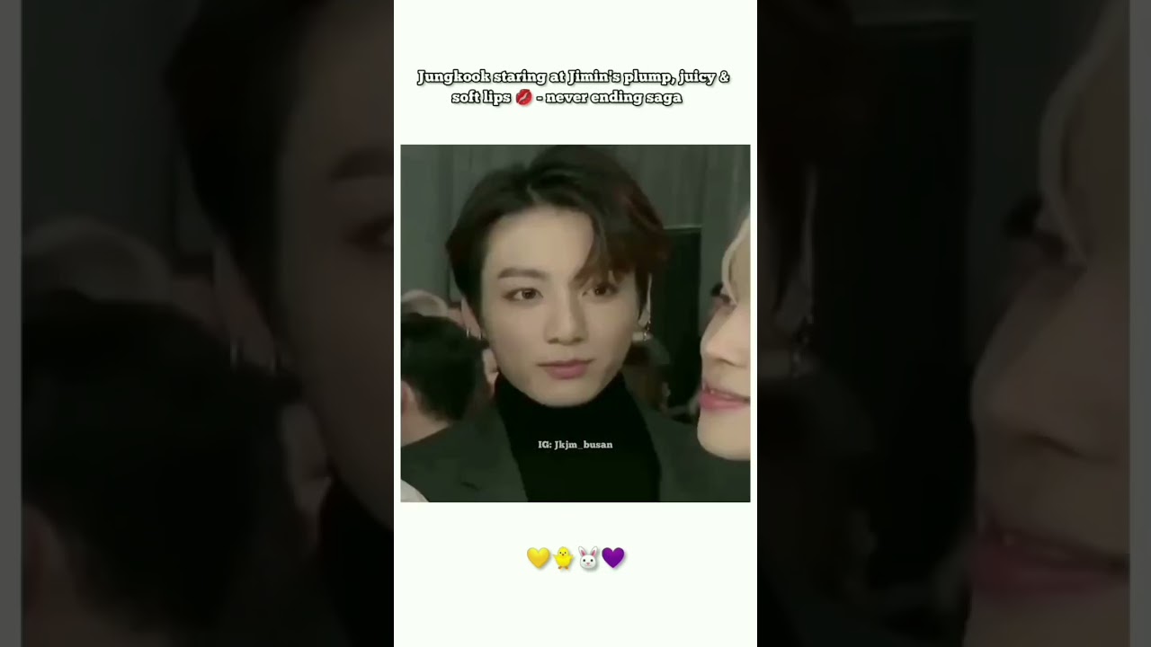 Jungkook's Jaw-Dropping Reaction to Jimin's Kissable Lips Will Leave You Speechless! #jikook