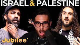 Israelis Vs Palestinians Unhinged Debate  Hasanabi Reacts To Middle Ground jubilee