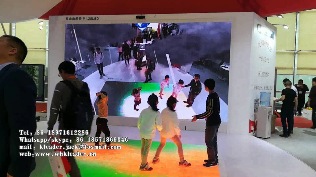 AR game with projection or LED screen AR show game Augmented Reality