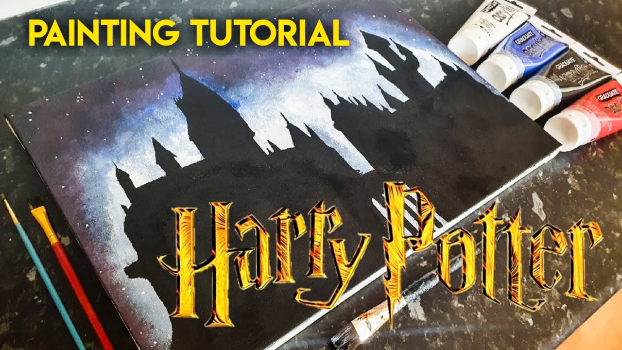 Acrylic painting tutorial | Harry Potter - YouTube