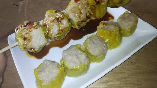 Cara membuat siomay ikan/Fish Meat Siu Mai ala Hongkong street food(non halal)
