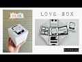 Tutorial || Black and white GIFT BOX ~ DIY Explosion gift Box- NGOC VANG HANDMADE