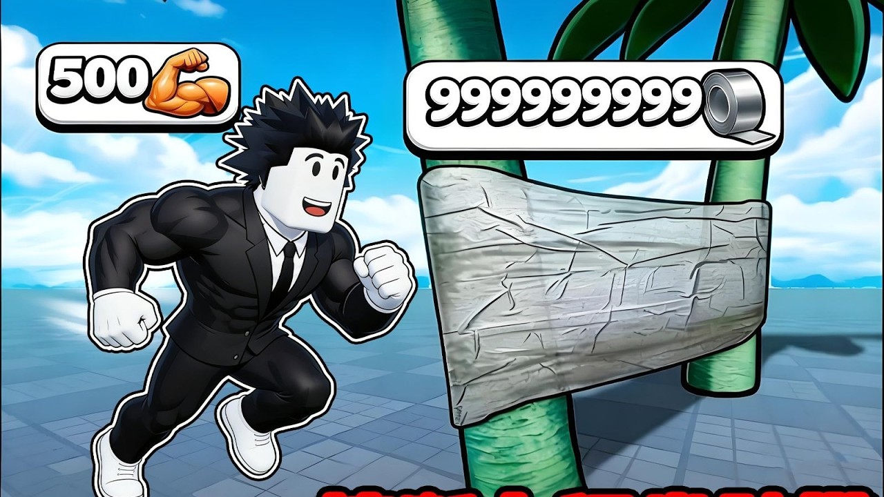 Thử Thách Tập Luyện Để Trở Thành Đàn Ông Cơ Bắp Nhất Thế Giới Trong Roblox! | Roblox | Mờ Ô Chanel