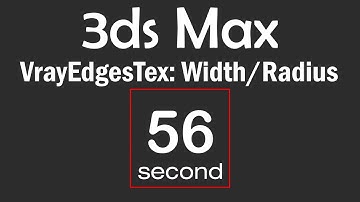3ds Max 2023: Map VRayEdgesTex, Width/radius multiplier