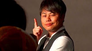 ノンスタ井上の決めポーズに女性スタッフが濁りめの黄色い声／ロッテ「ガチャガーナ」動画 井上グラフィック映像