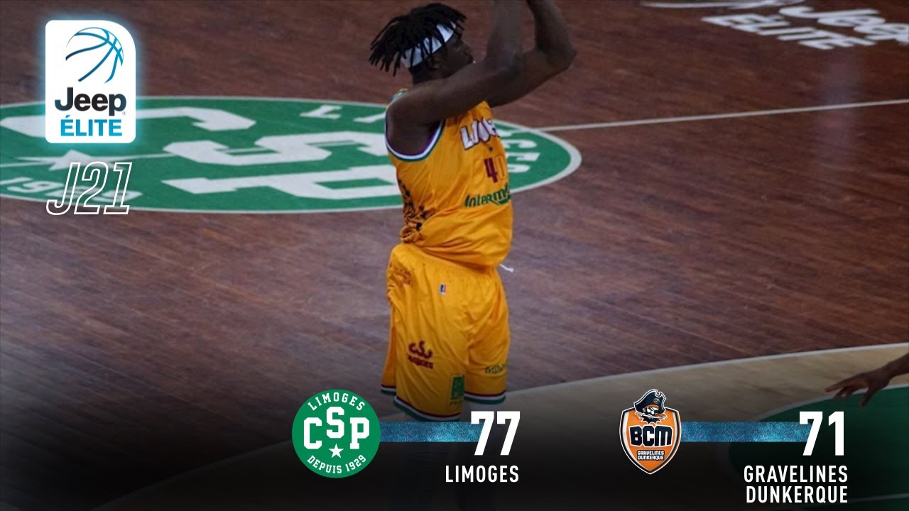 Jeep® ÉLITE Limoges vs GravelinesDunkerque (J21) YouTube