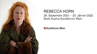 Rebecca Horn - Pressekonferenz (Deutsch)