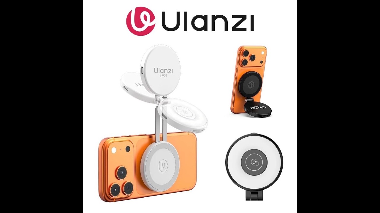Ulanzi LM21 Magnetic Phone Selfie LED Ring Light