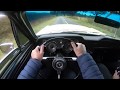 1967 Ford Mustang Coupe 289 V8 - POV Test Drive |  4-Speed Toploader Manual