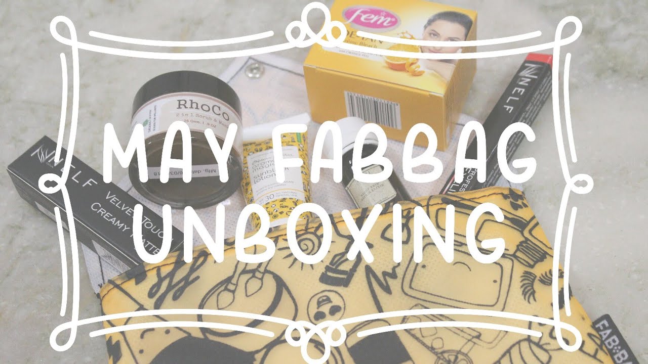Fabbag May Unboxing | Products worth ₹2340 for ₹599?