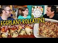 Ray cronise cooks for us eggplant rollatini from the healthspan solution plantbased recipe