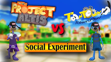 Asking Toons: Toontown Project Altis or Toontown Rewritten? (Social Experiment)