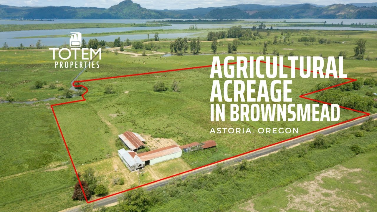 29 Acres of Farmland in Brownsmead, Oregon Clatsop County Land For