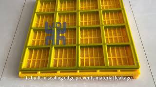 polyurethane screen panel long lifespan wear resistant