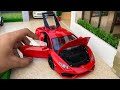 Mini Lamborghini Huracan 1/18 Diecast Model Car Unboxing | Miniature Automobiles