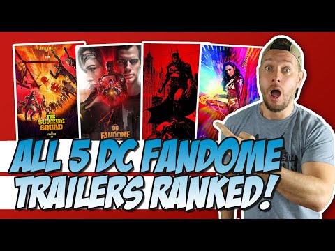 All 5 DC FanDome Movie Trailers Ranked! (The Batman to Justice League to The Sui