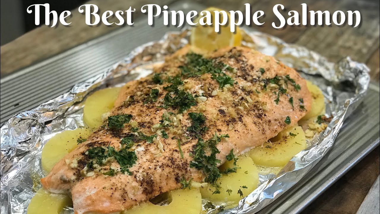 EASY SALMON RECIPE How to Bake a Craving Pineapple Salmon YouTube
