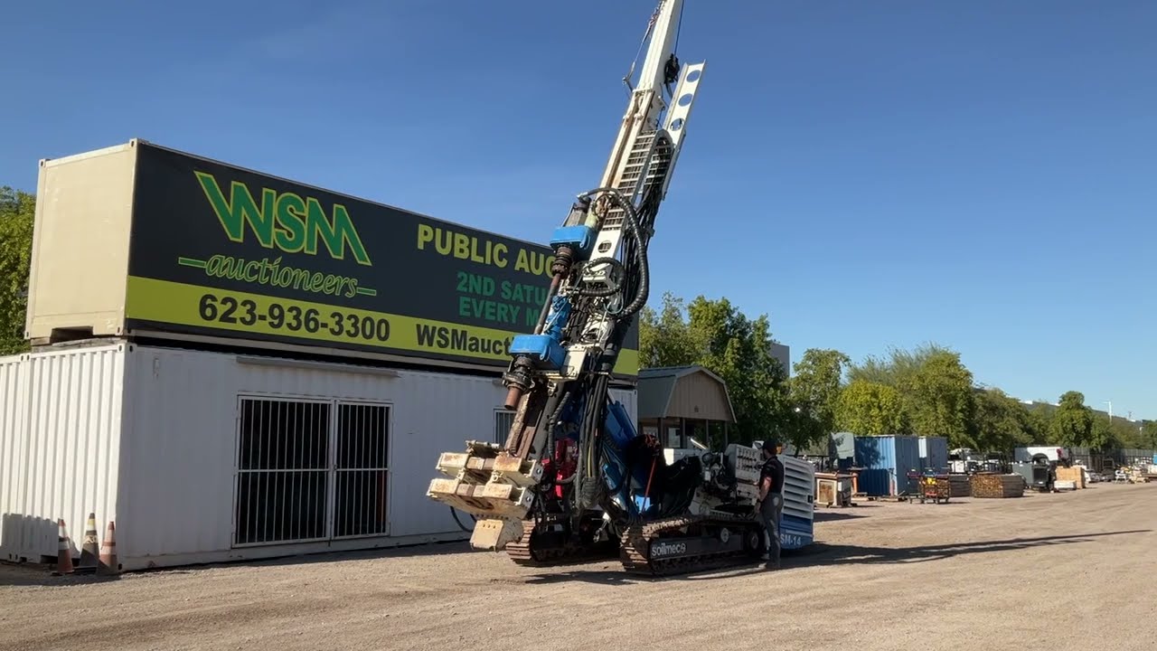 2013 Soilmec SM-14.2 Crawler Drill Rig For Virtual Online Auction December 10, 2022