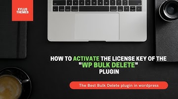 How to activate the license key of the "WP Bulk Delete" plugin.