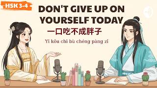 HSK 3-4 |一口吃不成胖子| Be Patient With Yourself Every Day | Learn Chinese Podcast