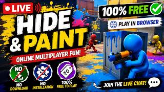 LIVE | Hide and Paint Gameplay 🎨 No Download, No Install | Play Free in Browser! screenshot 5