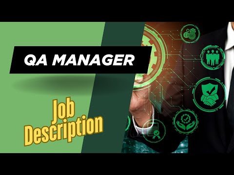 Job description of QA Manager Role Responsibilities Skills