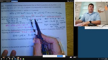 AP Calculus AB/BC - Particle Motion