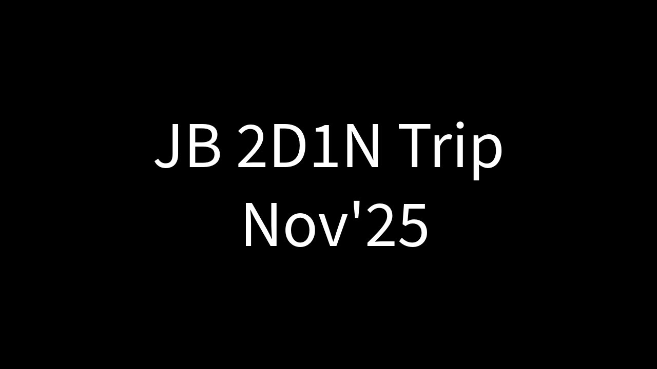 JB 2D1N Trip | Food, Capybaras & Little Moments