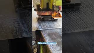 Fine Mesh Slotted Screen Plate #metalfabrication #perforatedmetal #ventilationpanel #galvanizedsteel