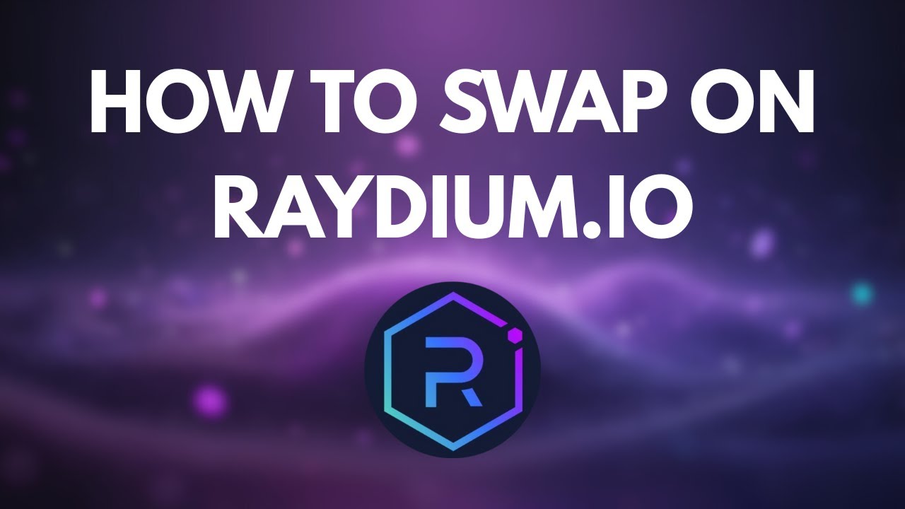 How to use Raydium.io to Swap Tokens on Solana | How to Swap on Raydium ...