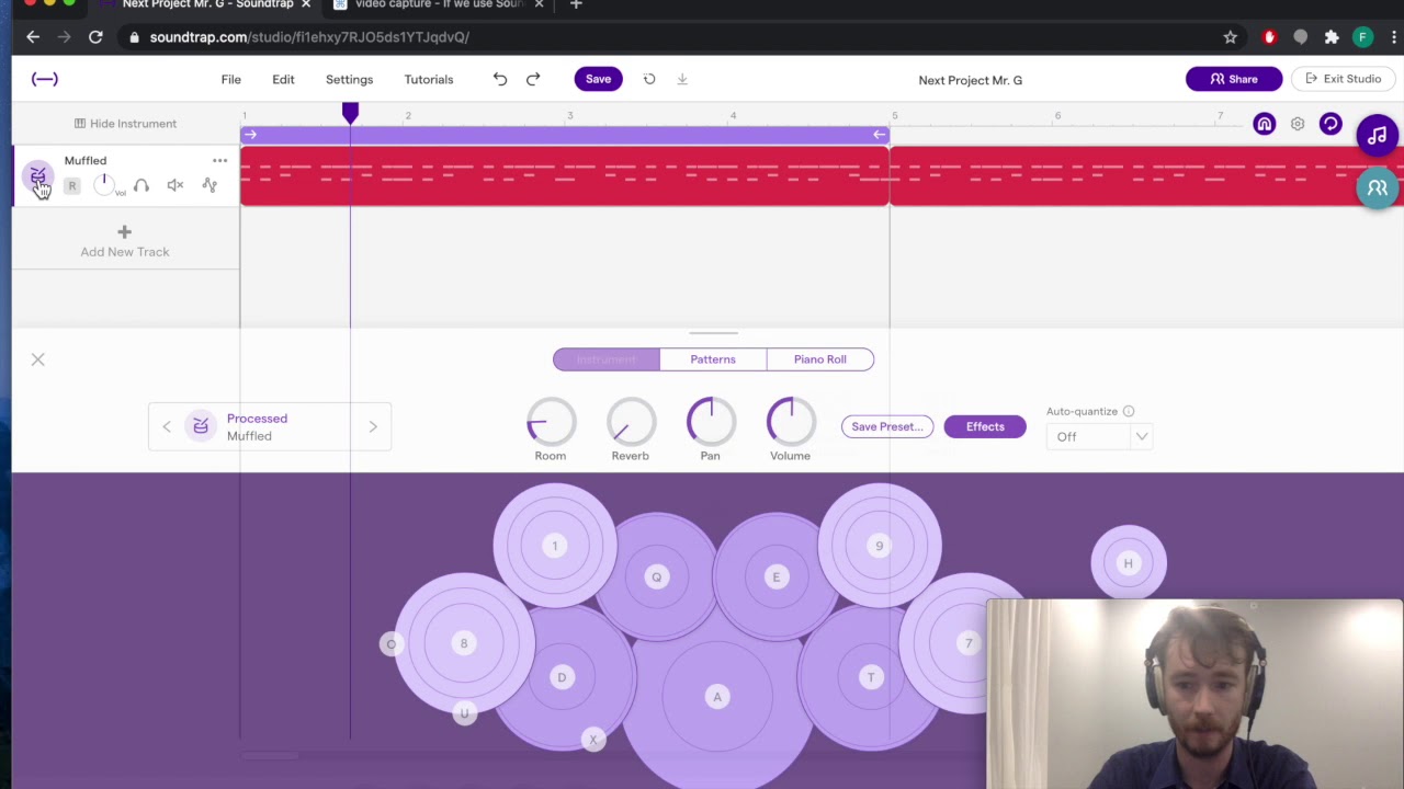 OLM Soundtrap Tutorial 2 Drums Quantizing, Piano Roll