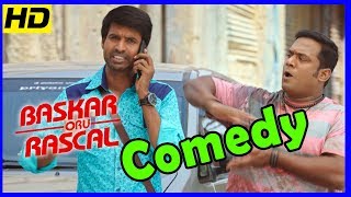 Bhaskar Oru Rascal Tamil Movie | Full Comedy Scenes | Arvind Swamy | Soori | Robo Shankar
