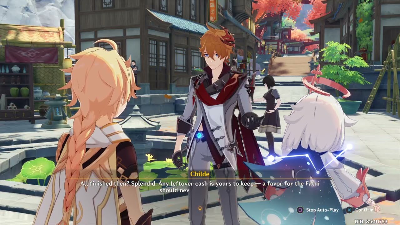 CHILDE WILL GIVE YOU THE NORTHLAND BANK Genshin Impact CUTSCENE