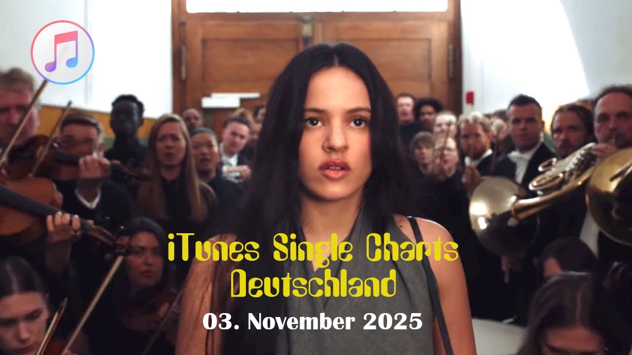 TOP 40: Offizielle iTunes Single Charts Deutschlands - Stand: 03. November 2025