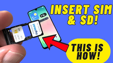 How to INSERT SIM & MEMORY CARD in Samsung Galaxy A26 5G
