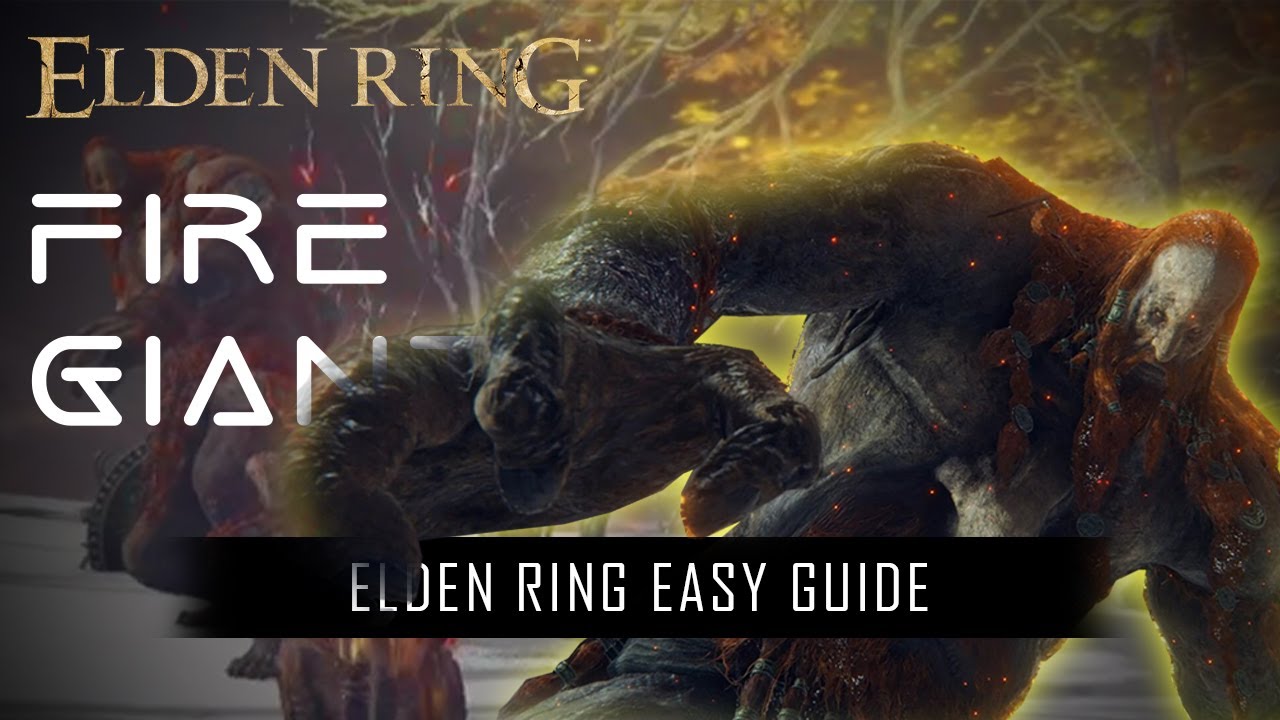 How to beat Fire Giant in elden ring || Beginners Guide