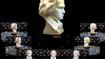 View interpolation of a Beethoven bust