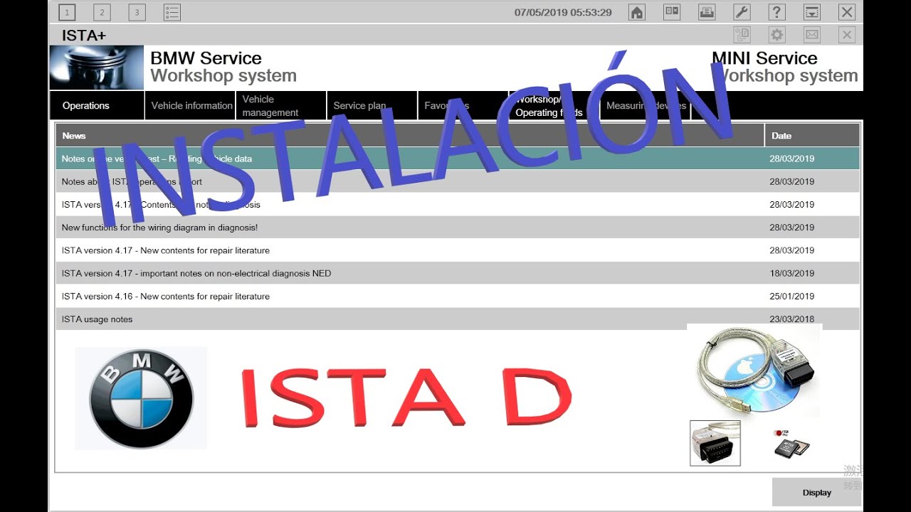 Descarga e instalación programa ISTA D (BMW) YouTube