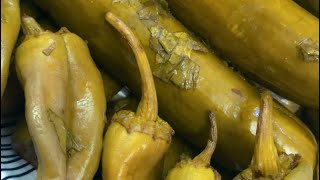 مخلل الخيار?#طرشي #خيار المحشي بالكرفس والثوم خلال ثلاثة أيام #طرشي الموصل الشهير pickled cucumber