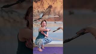 Two ways to place your arms in crow pose #crowpose #yogapractice #technique