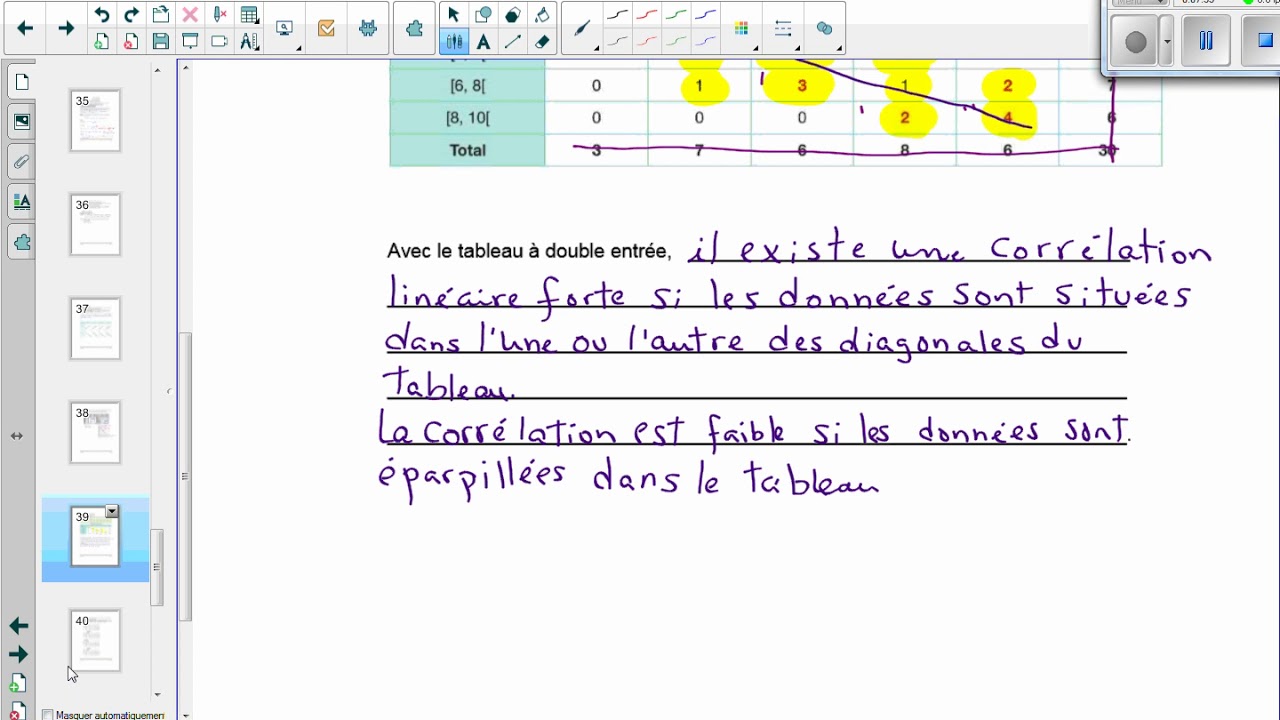 basic java part 03: data types in java - youtube... étape 2 p.39,40 Statistiques tableau double entree - YouTube