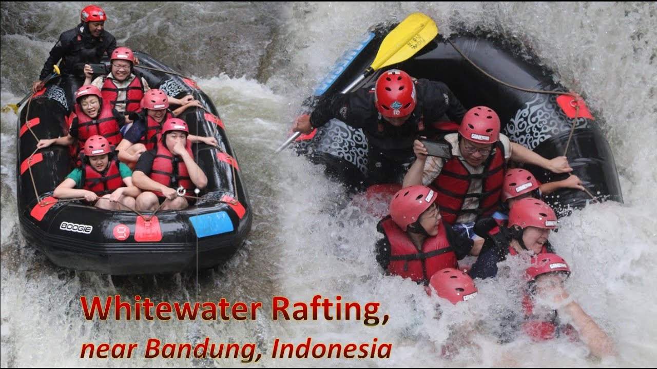 Thrilling Whitewater Rafting Adventure on the Palayangan River in Bandung, Indonesia