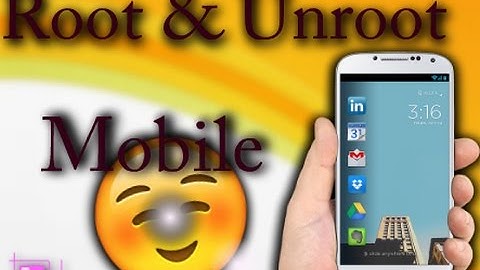 HOW TO ROOT OR UNROOT ANY ANDROID MOBILE WITHOUT PC-EASY AND ONE CLICK  METHOD[HINDI/URDU]