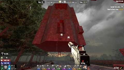 7D2D (A20.6) - New Floating/Parkour Horde Base Walkthrough