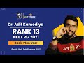 #NEETPG2021 | Score 695 | Dr. Adit | DBMCI | eGurukul